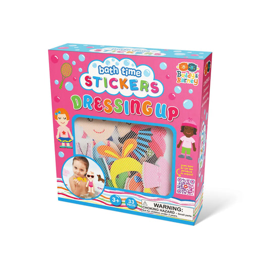Bath Stickers Dressing Up - in Mesh Bag with Suction Cups