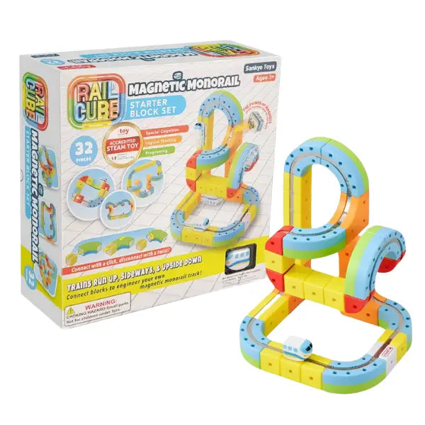 Rail Cube Magnetic Monorail Starter Set - Steam Award Winner