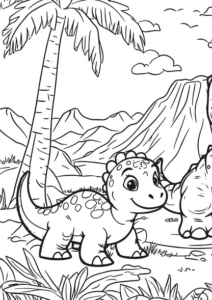Dino-Mite - Xxl Coloring Book