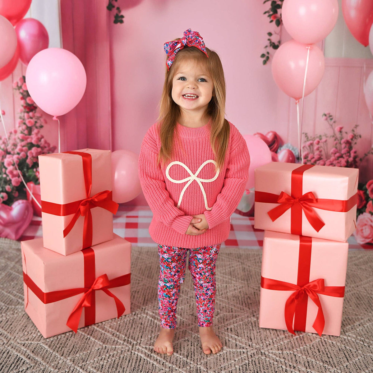 Pink Bow SWEATER