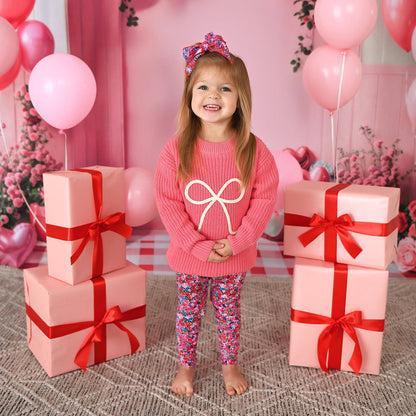 Pink Bow SWEATER