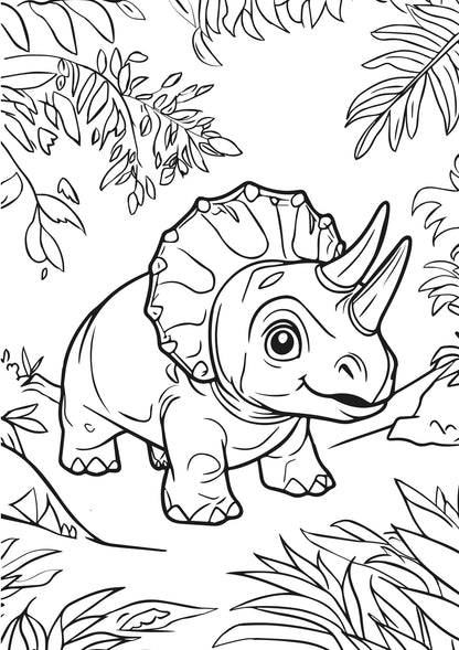 Dino-Mite - Xxl Coloring Book