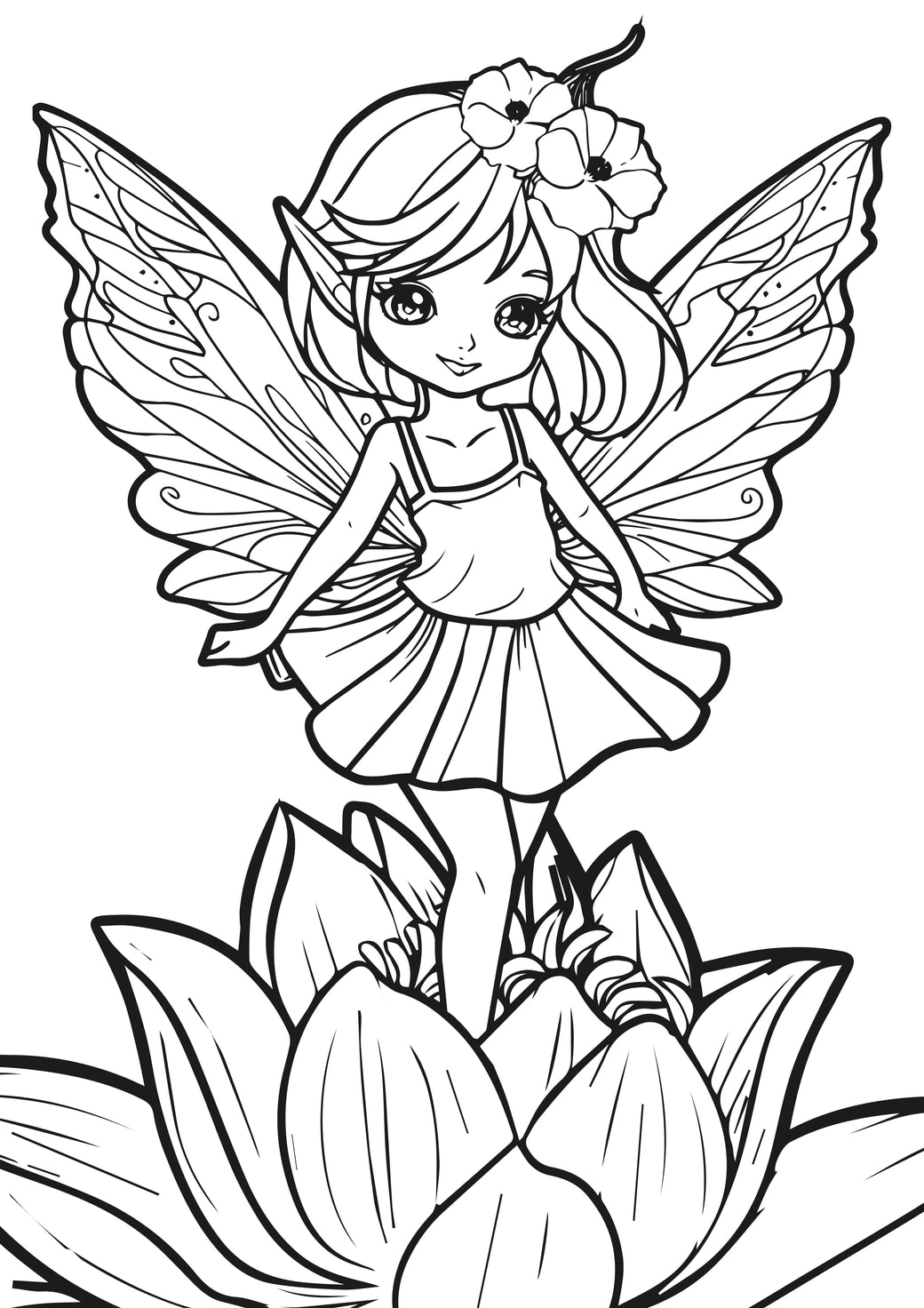 Fairyland Fun- Xxl Coloring Book