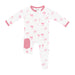 Zippered Footie in Bow