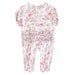 Bows in Bloom Ruffle Zipper Footie