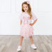 Pearl Bow Patch Short Sleeve T-Shirt - Kids Clothing