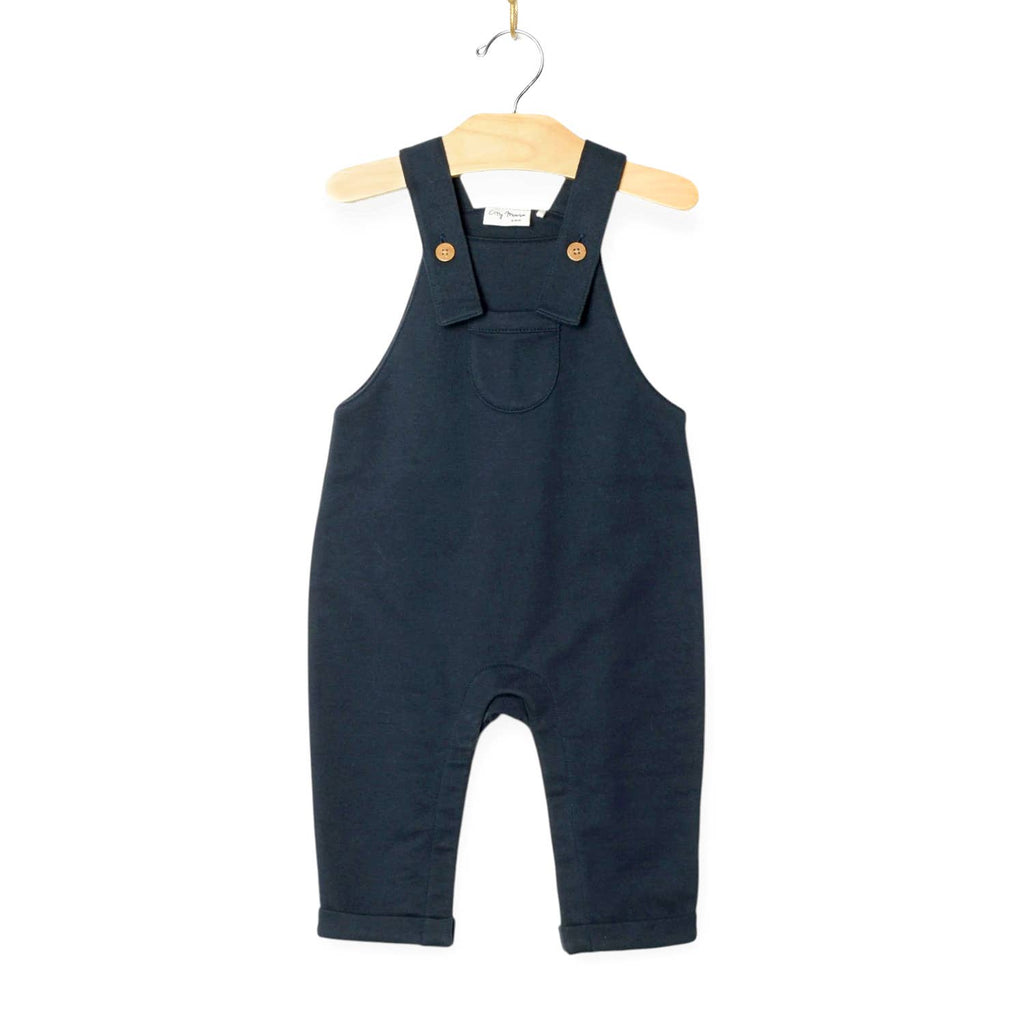 Midnight Blue Pocket Overall | Cotton | Baby 0-24m