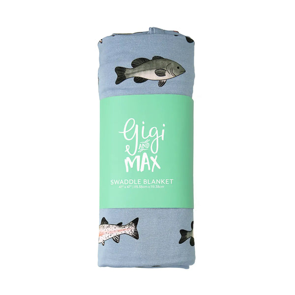 Wade Swaddle Bamboo Fish