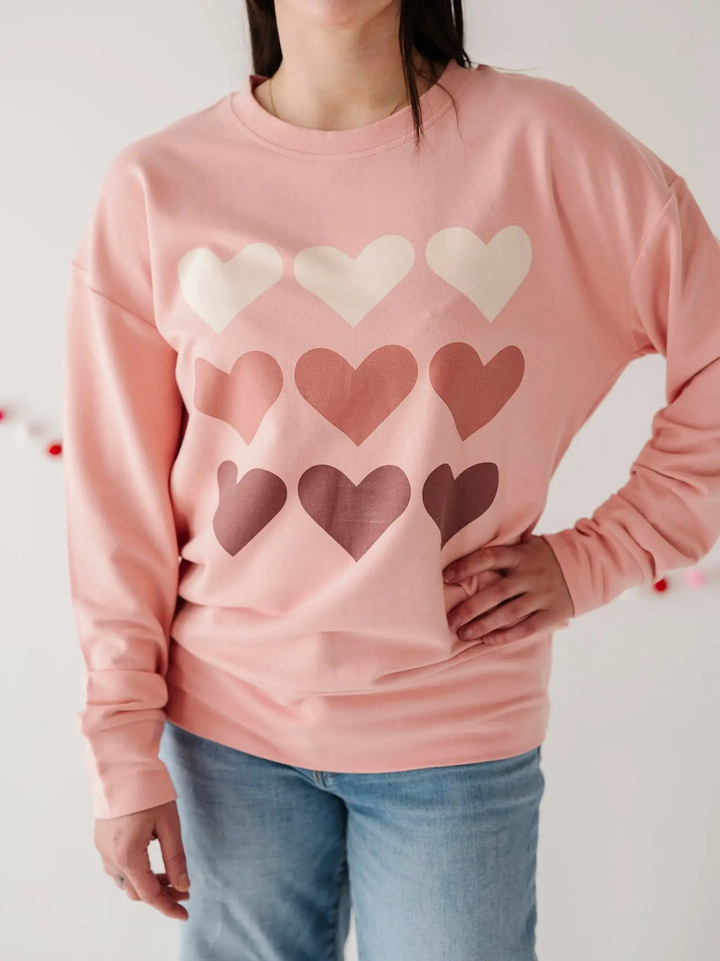 Women's Pullover - Hearts