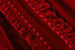 Red Velvet Ruffle Dress