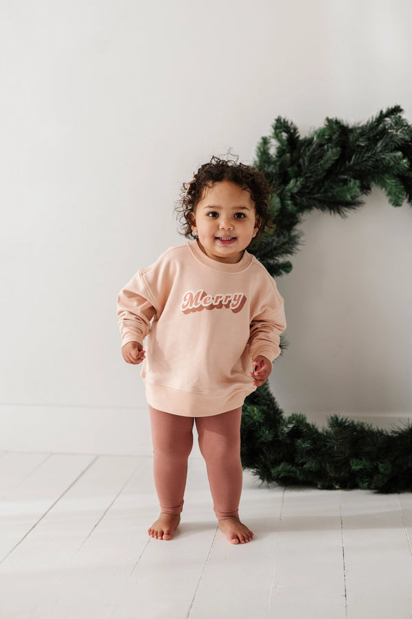 Kid's Boxy Sweatshirt - Merry