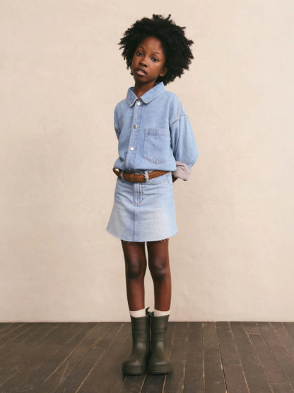 Jenny Mini Skirt - Lakefront