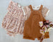 Summer Shortie Overall Set -Toffee