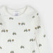Pear Picking Truck Print on Off-White Infant PJ Set