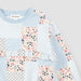 Floral Patchwork Print on Celestial Sweatshirt