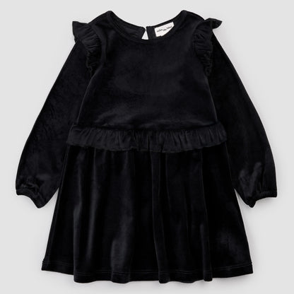 Black Velour Dress
