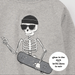 Skeleton Crew Glow In the Dark Grey Mix Sweatshirt