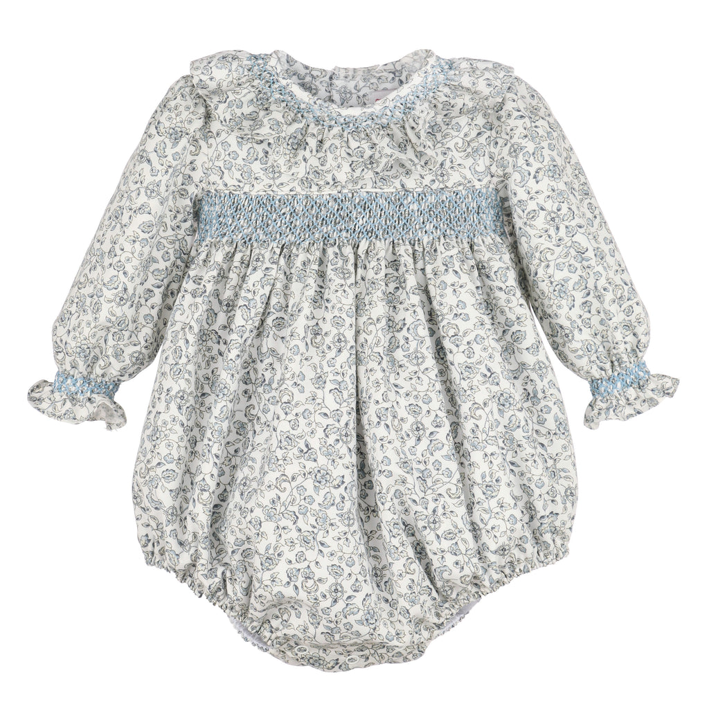 Heirloom Floral Bubble, Blue