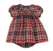 Evergreen Tartan Petal Foat, Red