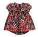 Evergreen Tartan Petal Foat, Red