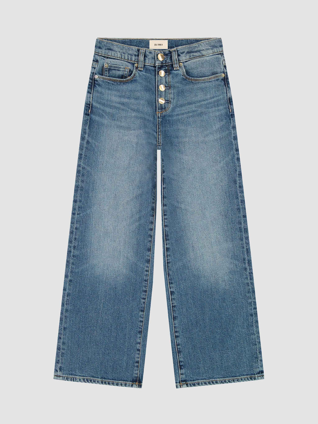 Lily Wide Leg Jeans - Lakewood