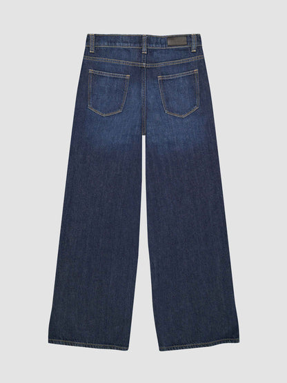 Lily Wide Leg Jeans - Deep Water