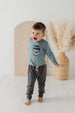 Boy's Long Sleeve Tee - Ski Bear