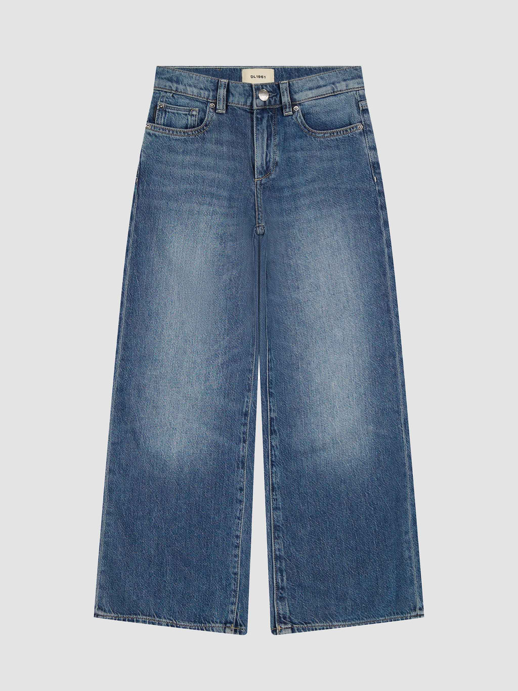 Nini Wide Leg Low Rise Jeans - Blue Harbor