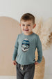 Boy's Long Sleeve Tee - Ski Bear