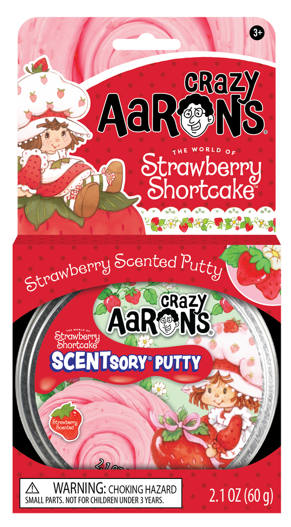 Crazy Aaron Strawberry Shortcake Scentsory Thinking putty