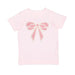 Pearl Bow Patch Short Sleeve T-Shirt - Kids Clothing