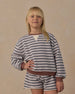 SWEAT SHORT MIDNIGHT STRIPE