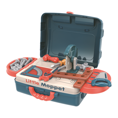 little moppet carry case play set - tool set