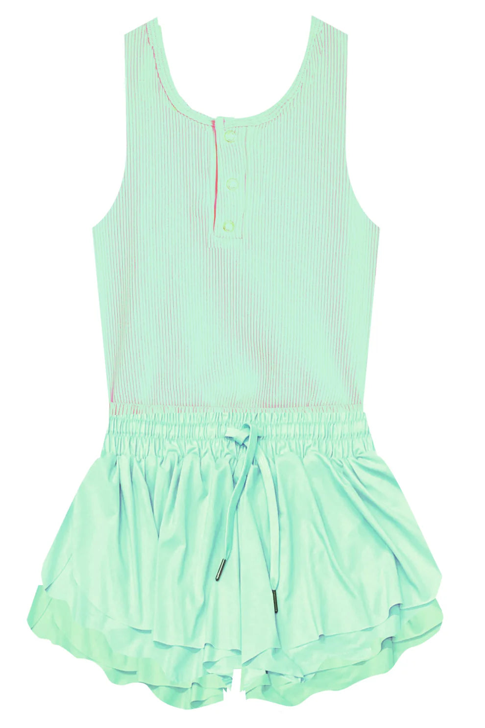 Racerback dance romper - Mint