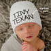 Tiny Texan Baby Hospital Hat - oatmeal
