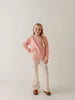 Avery & Alexander Fuzzy Knit Sweater - Peatal Pink