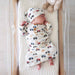 Little Farmer Bamboo Waffle Newborn Baby Knot Gown & Hat Set
