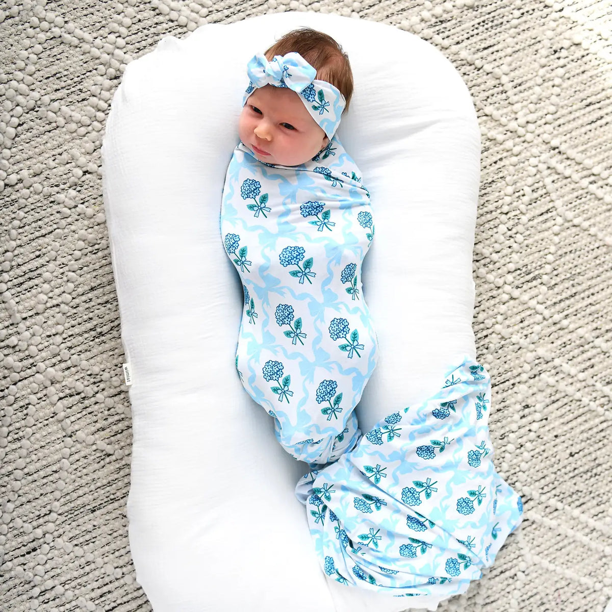Savannah SWADDLE Swaddle + Topknot Headband