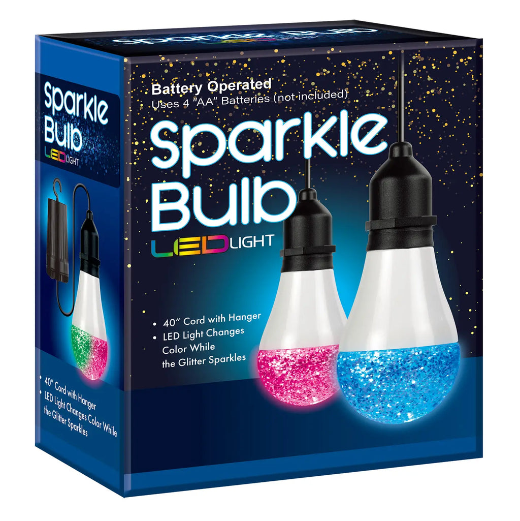 LED LIGHT BULB GLITTER