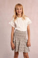GIRLS WOVEN SKIRT - Leopard