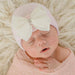 Pearl Bow Hospital Hat - White