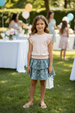 Parker Skort Embroidered Petals