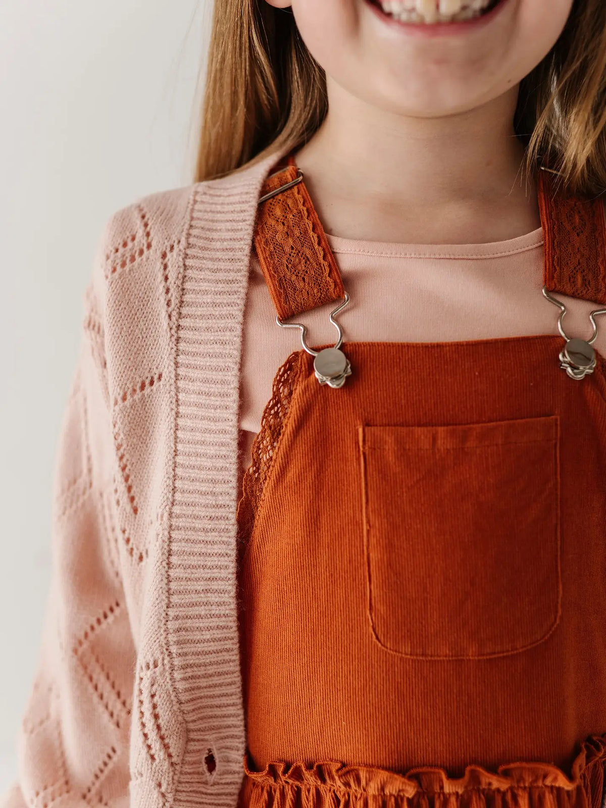 Avery & Alexander Textured Sweater Cardigan - Rose Cloud