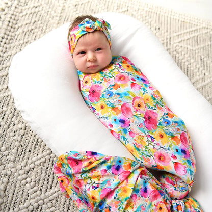 Ariana Swaddle Floral Bamboo