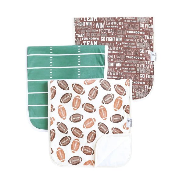 3 Pack Premium Burp Cloths - Blitz