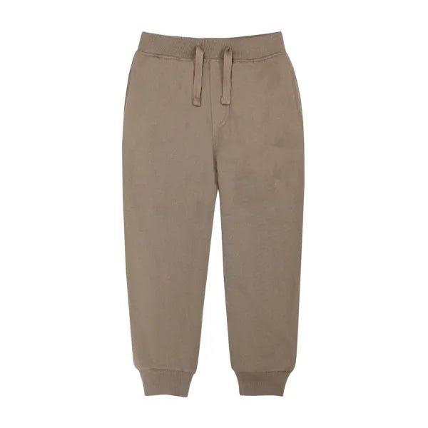 KHAKI TERRY PANT WITH CUFF