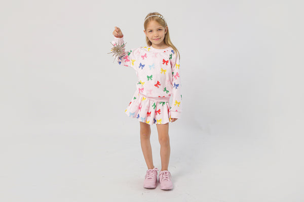 Bow Chloe Skort - Bow Print