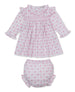 FALL Dress Set Smocked floral