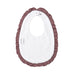Kate Mauve Ruffle Snap Bib Bamboo Keepsake Baby Accessories