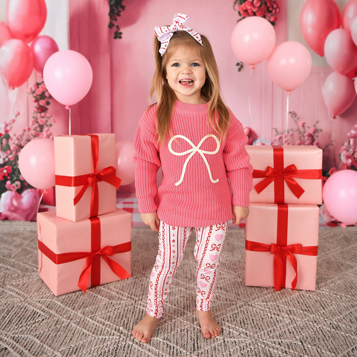 Pink Bow SWEATER
